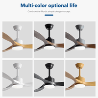 Ventilateur de plafond en cuivre pur avec lumière LED - Style Moderne | Marco Lucetti