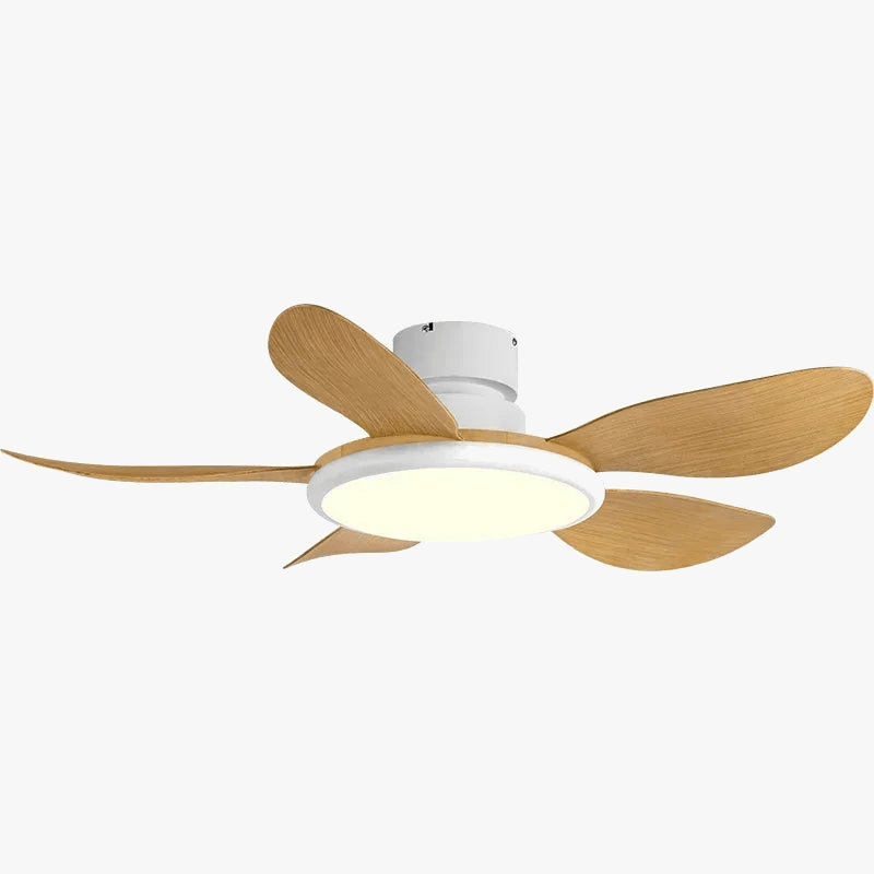 Ventilateur de plafond LED avec télécommande, design minimaliste | Marco Lucetti