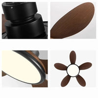 Ventilateur de plafond LED avec télécommande, design minimaliste | Marco Lucetti