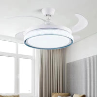 Ventilateur de plafond LED intelligent avec pales rétractables - Style Moderne | Marco Lucetti