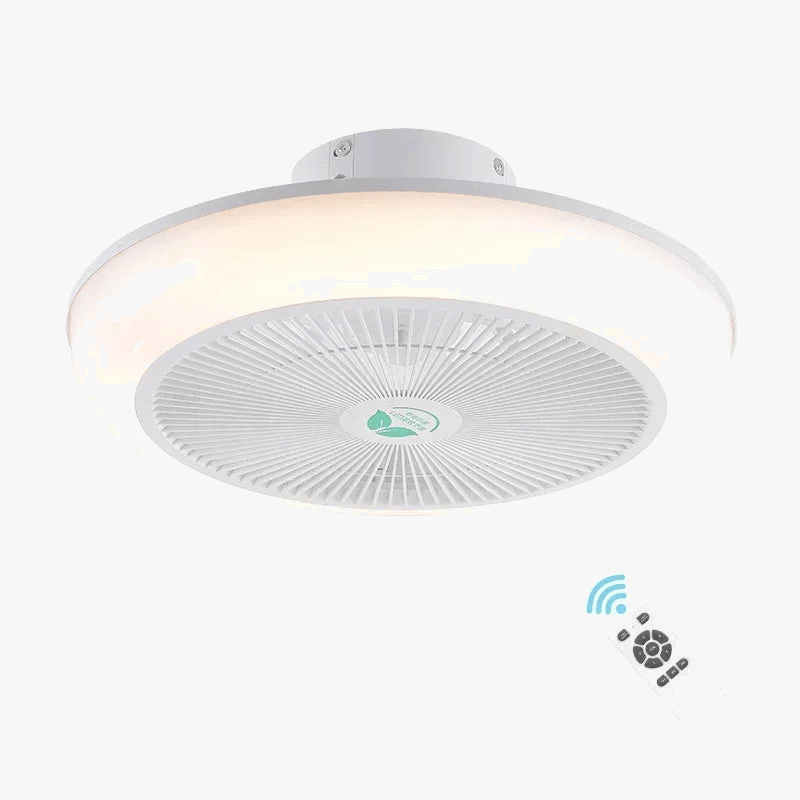 Ventilateur de plafond LED Invisible Smart avec Télécommande - Moderne | Marco Lucetti