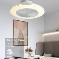 Ventilateur de plafond LED modern avec télécommande et lustre - Édition Luxe | Marco Lucetti