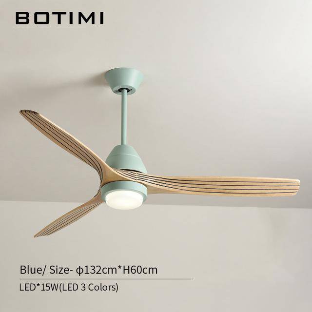 Ventilateur de plafond LED "Rayures & Couleurs" | Marco Lucetti Bleu