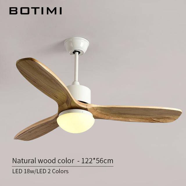 Ventilateur de plafond LED Techo - Bois & Lumière | Marco Lucetti