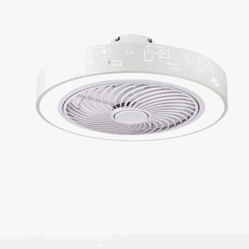 Ventilateur de plafond moderne avec éclairage LED et télécommande intégrée | Marco Lucetti