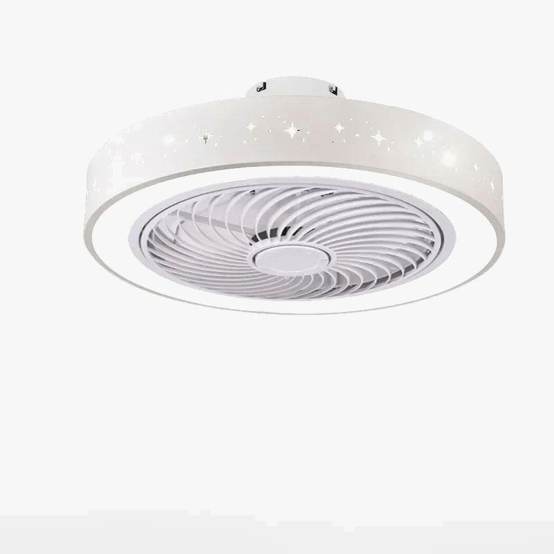 Ventilateur de plafond moderne avec éclairage LED et télécommande intégrée | Marco Lucetti