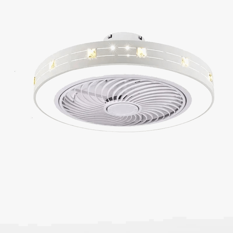 Ventilateur de plafond moderne avec éclairage LED et télécommande intégrée | Marco Lucetti