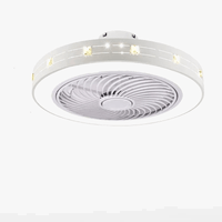Ventilateur de plafond moderne avec éclairage LED et télécommande intégrée | Marco Lucetti