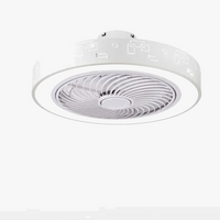 Ventilateur de plafond moderne avec éclairage LED et télécommande intégrée