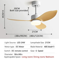 Ventilateur de plafond moderne BreezeTech avec télécommande et éclairage intégré | Marco Lucetti