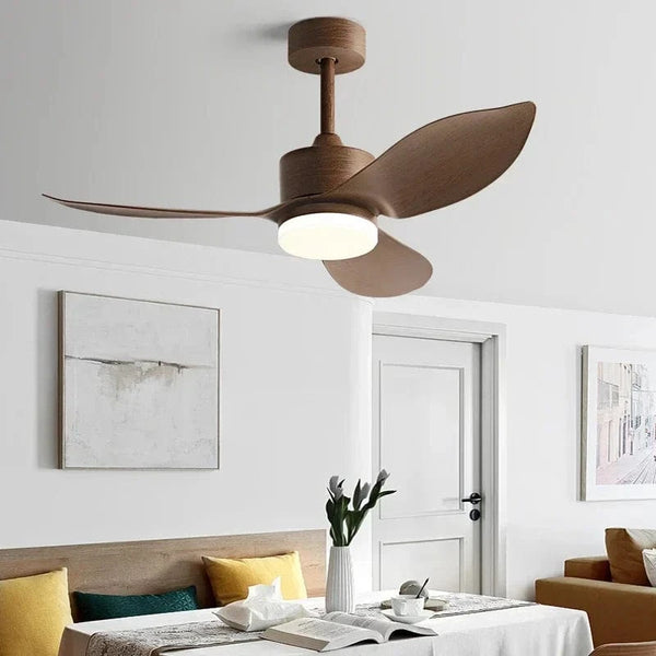 Ventilateur de plafond moderne BreezeTech avec télécommande et éclairage intégré | Marco Lucetti