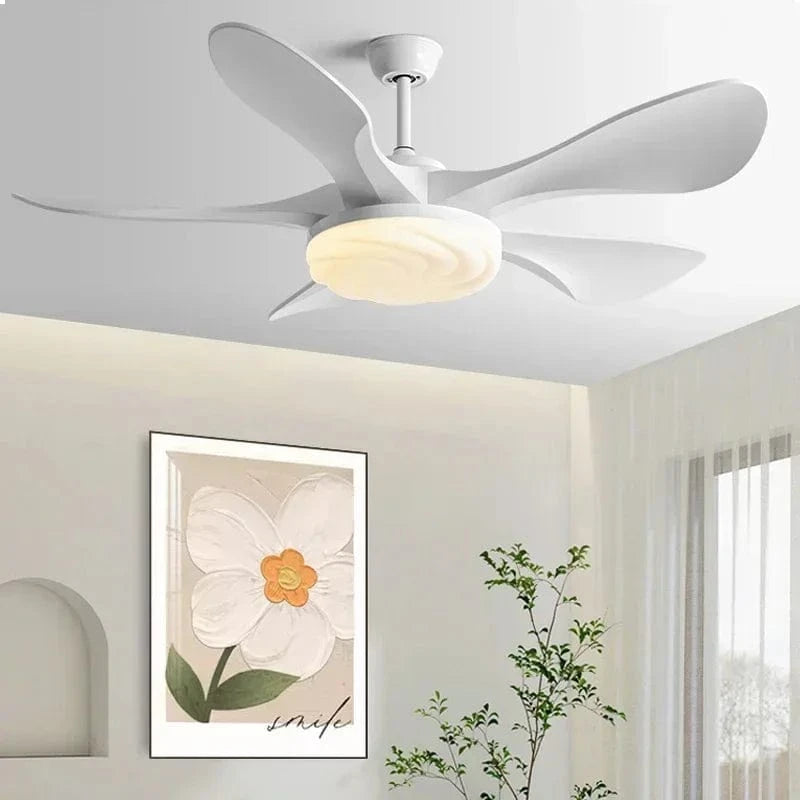 Ventilateur de plafond moderne LED silencieux pour salon et restaurant | Marco Lucetti