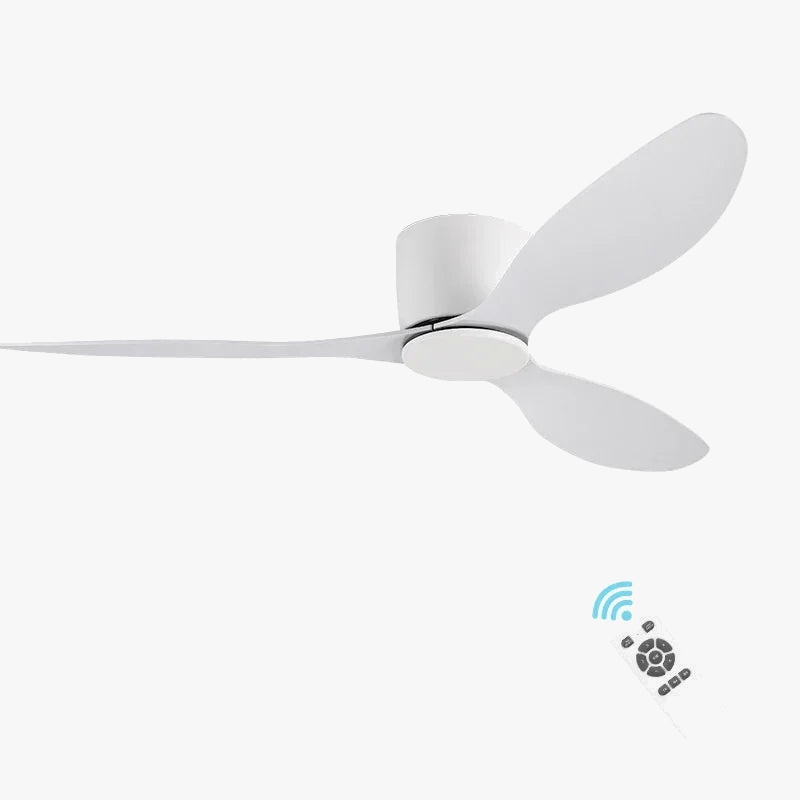 Ventilateur de plafond moderne LED SmartFan avec 6 vitesses et télécommande | Marco Lucetti