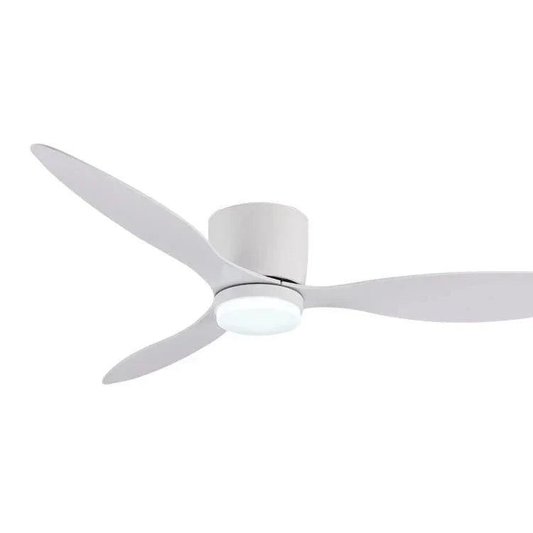 Ventilateur de plafond moderne LED SmartFan avec 6 vitesses et télécommande | Marco Lucetti Blanc-avec LUMIÈRE / 42 pouces / 110V