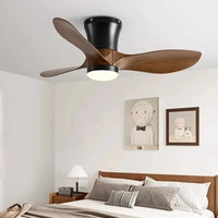 Ventilateur de plafond moderne Lux&Vitae LED avec télécommande - sans lumière | Marco Lucetti