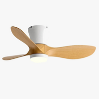 Ventilateur de plafond moderne Lux&Vitae LED avec télécommande - sans lumière