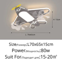 Ventilateur de plafond pour enfants avec éclairage LED dimmable et contrôle à distance "Modern Kids Edition" | Marco Lucetti