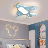 Ventilateur de plafond pour enfants avec éclairage LED dimmable et contrôle à distance "Modern Kids Edition" | Marco Lucetti