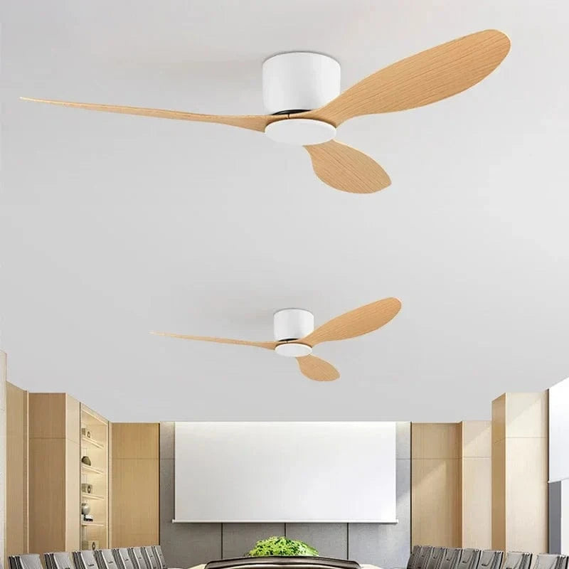 Ventilateurs de plafond modernes avec télécommande | Design minimaliste | Sans lumière | Marco Lucetti