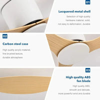 Ventilateurs de plafond modernes avec télécommande | Design minimaliste | Sans lumière | Marco Lucetti