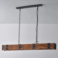Vintage Loft: Lampe suspendue en bois pour salle à manger, bar et magasin de vêtements | Marco Lucetti