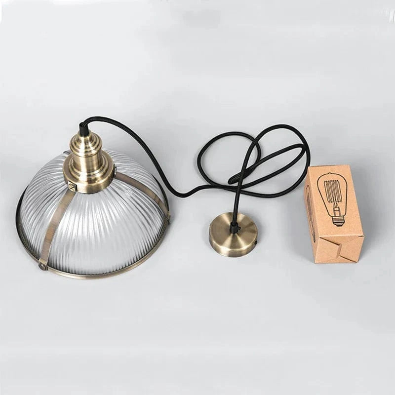 Vintage Loft Luminaires Suspendus en Verre avec Abat-Jour - Éclairage LED pour Salle à Manger et Bureau | Marco Lucetti