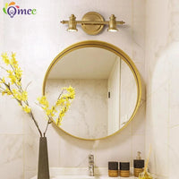 Vintage Miroir Lumineux LED pour Salle de Bains - Applique de vanité à 2/4 Têtes Bronze | Marco Lucetti