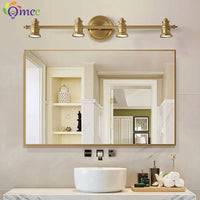 Vintage Miroir Lumineux LED pour Salle de Bains - Applique de vanité à 2/4 Têtes Bronze | Marco Lucetti