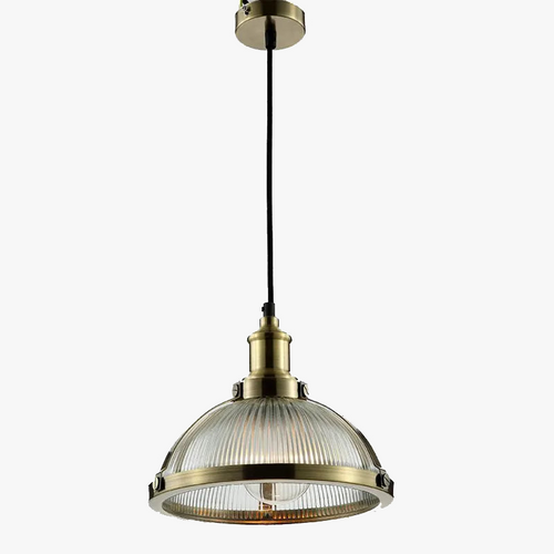 Vintage Loft Luminaires Suspendus en Verre avec Abat-Jour - Éclairage LED pour Salle à Manger et Bureau