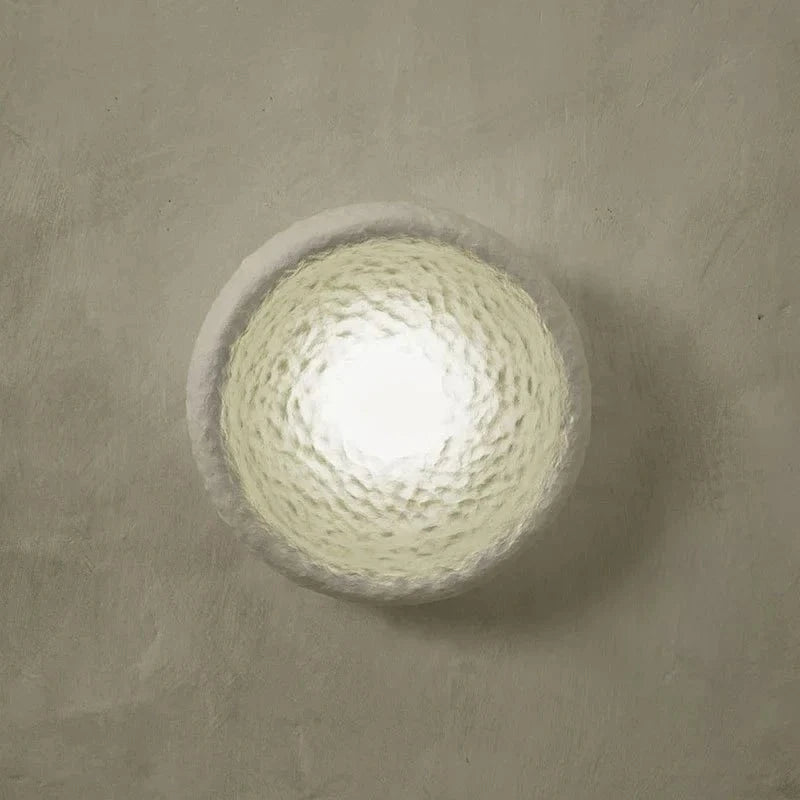 Wabi Sabi – Applique murale LED Vintage en résine et verre, Collection Élégance | Marco Lucetti