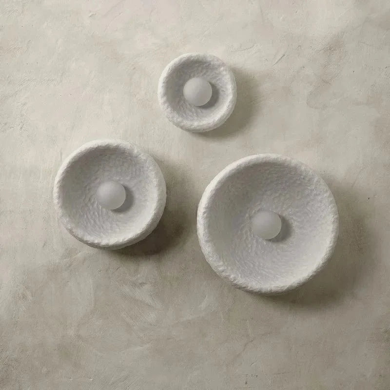 Wabi Sabi - Applique Murale LED Vintage en Résine et Verre | Marco Lucetti