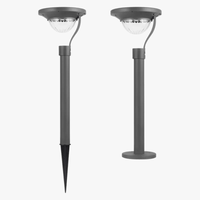 WPD - Lumière de pelouse solaire extérieure étanche pour maison de jardin Villa et paysage LED | Marco Lucetti 1 pièce 2 installations / CHINE