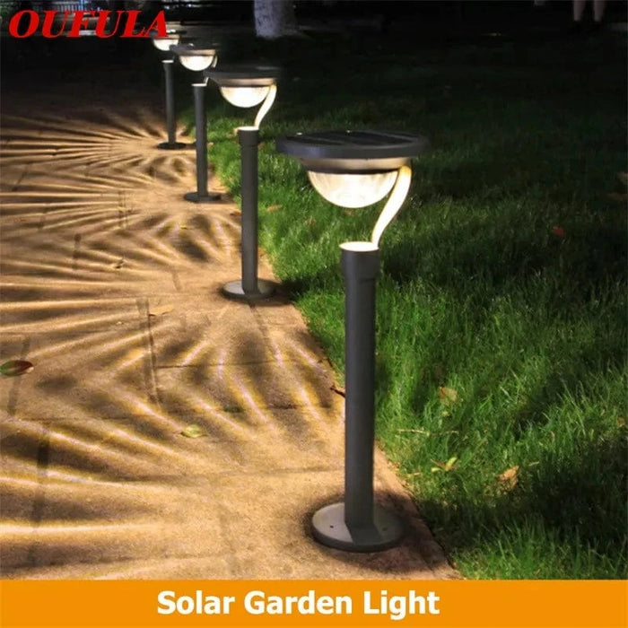 WPD - Lumière de pelouse solaire extérieure étanche pour maison de jardin Villa et paysage LED | Marco Lucetti 1 pièce 2 installations / CHINE
