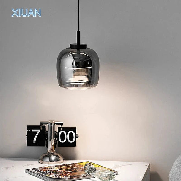 XIUAN - Suspension en verre élégante pour luminaires de chambre à coucher et salle à manger | Marco Lucetti