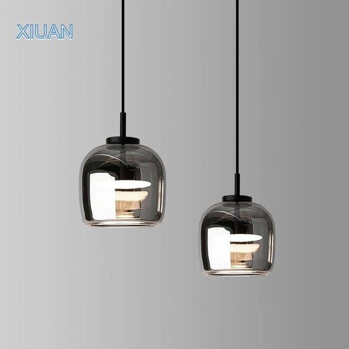 XIUAN - Suspension en verre élégante pour luminaires de chambre à coucher et salle à manger | Marco Lucetti