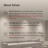 XRZLux - Plafonnier LED carré encastré avec bande lumineuse linéaire | Marco Lucetti