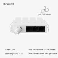 XRZLux - Plafonnier LED carré encastré avec bande lumineuse linéaire | Marco Lucetti