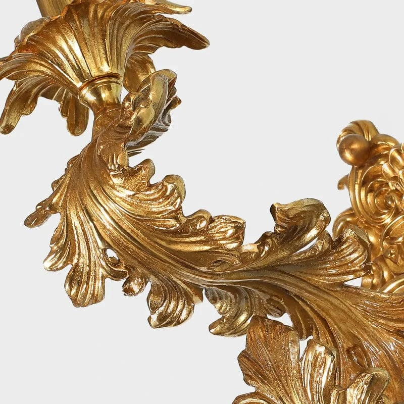 XUANZHAO - Applique murale en cuivre vintage français pour hôtel club villa | Marco Lucetti L14 H42 E6cm