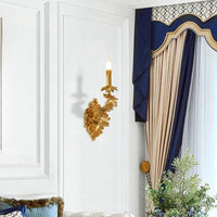 XUANZHAO - Applique murale en cuivre vintage français pour hôtel club villa | Marco Lucetti L14 H42 E6cm