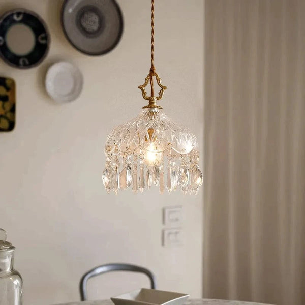 YEBMLP - Suspension en verre rétro français d'intérieur à LED | Marco Lucetti