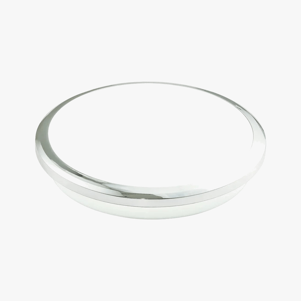 Zerouno Plafond Moderne LED Étanche Salle de Bain - 30W Capteur de Mouvement - Noir Brillant | Marco Lucetti