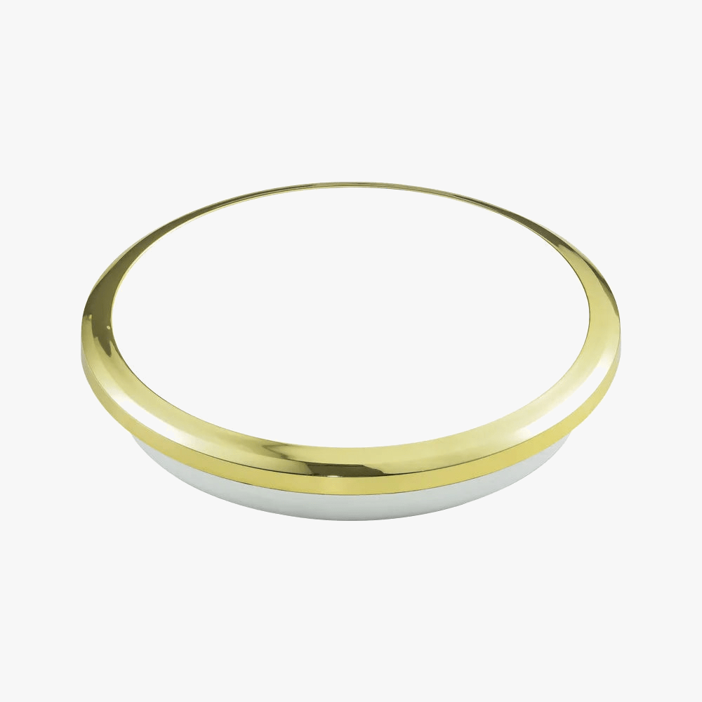 Zerouno Plafond Moderne LED Étanche Salle de Bain - 30W Capteur de Mouvement - Noir Brillant | Marco Lucetti