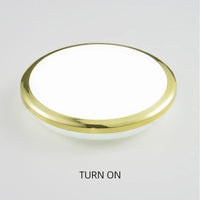 Zerouno Plafond Moderne LED Étanche Salle de Bain - 30W Capteur de Mouvement - Noir Brillant | Marco Lucetti